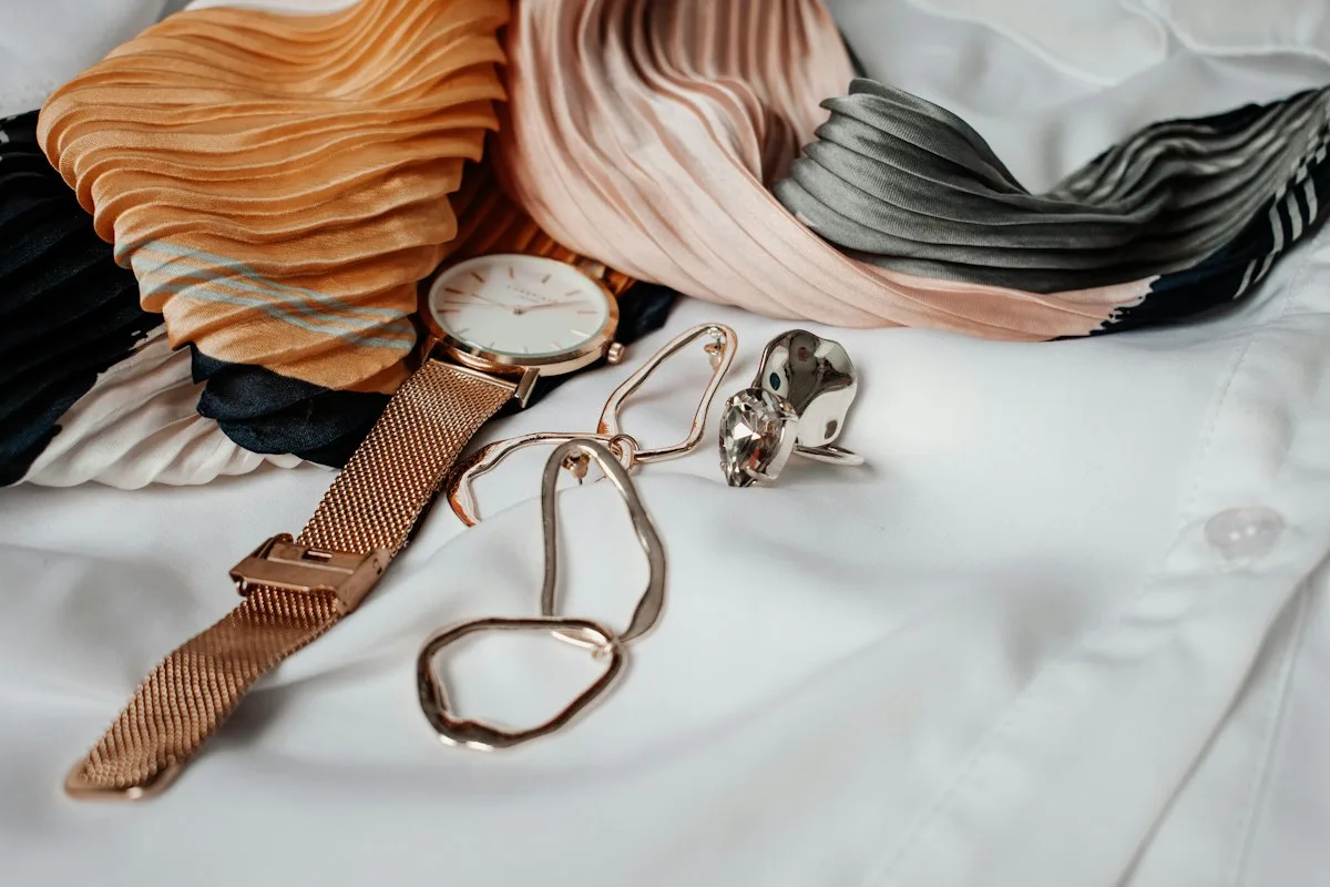Jam Tangan Mesh Rose Gold